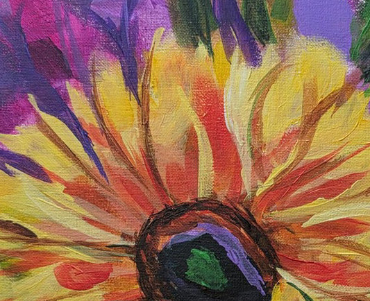 Sunflower Afire
